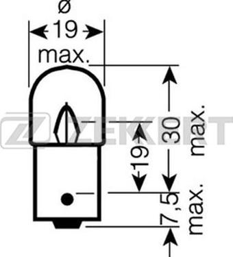 Zekkert LP-1077 - Lampa, nömrə nişanı işığı furqanavto.az