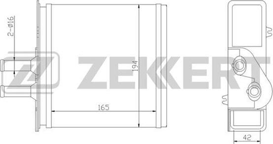 Zekkert MK-5070 - İstilik dəyişdiricisi, daxili isitmə furqanavto.az