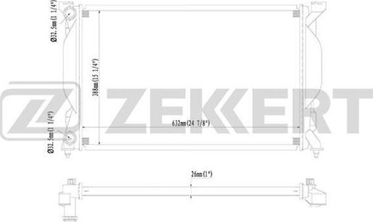 Zekkert MK-1430 - Radiator, mühərrikin soyudulması furqanavto.az