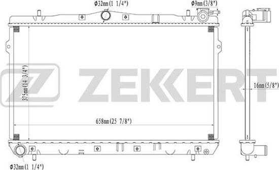 Zekkert MK-1080 - Radiator, mühərrikin soyudulması furqanavto.az