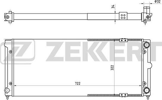 Zekkert MK-1031 - Radiator, mühərrikin soyudulması furqanavto.az