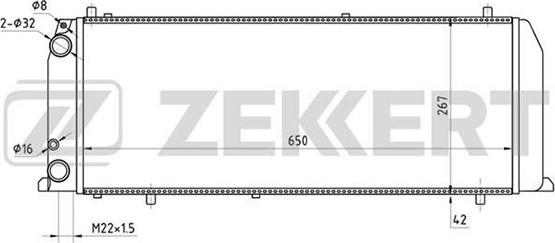 Zekkert MK-1020 - Radiator, mühərrikin soyudulması furqanavto.az