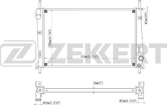 Zekkert MK-1022 - Radiator, mühərrikin soyudulması furqanavto.az