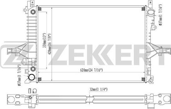 Zekkert MK-1100 - Radiator, mühərrikin soyudulması furqanavto.az