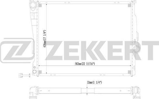 Zekkert MK-1111 - Radiator, mühərrikin soyudulması furqanavto.az