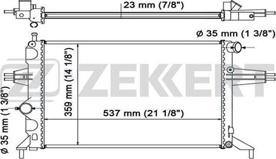 Zekkert MK-1112 - Radiator, mühərrikin soyudulması furqanavto.az