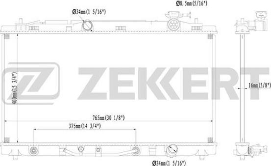 Zekkert MK-1130 - Radiator, mühərrikin soyudulması furqanavto.az