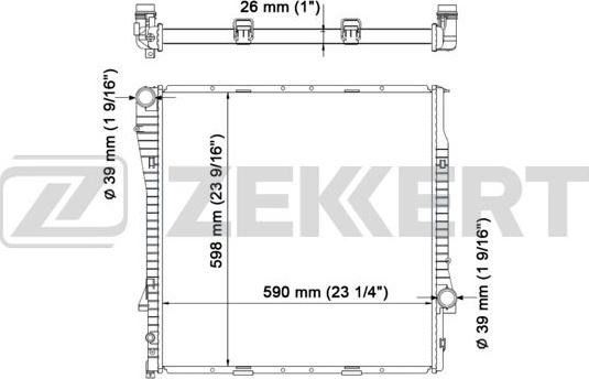 Zekkert MK-1137 - Radiator, mühərrikin soyudulması furqanavto.az