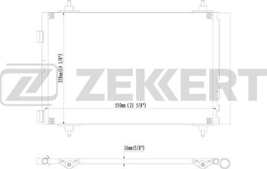 Zekkert MK-3093 - Kondenser, kondisioner furqanavto.az