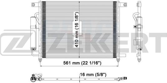 Zekkert MK-3052 - Kondenser, kondisioner furqanavto.az