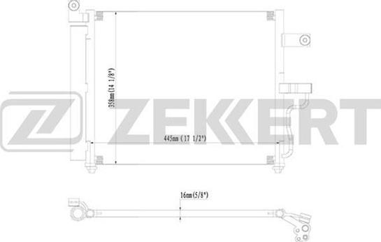 Zekkert MK-3057 - Kondenser, kondisioner furqanavto.az