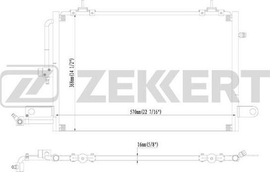 Zekkert MK-3069 - Kondenser, kondisioner furqanavto.az