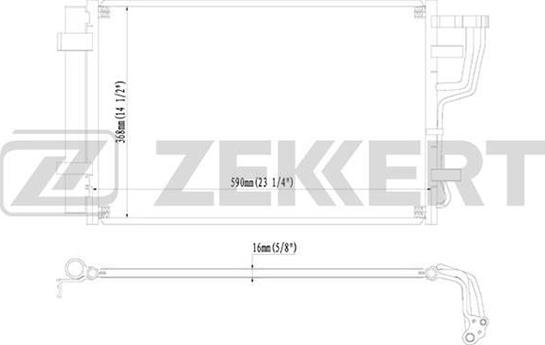 Zekkert MK-3007 - Kondenser, kondisioner furqanavto.az