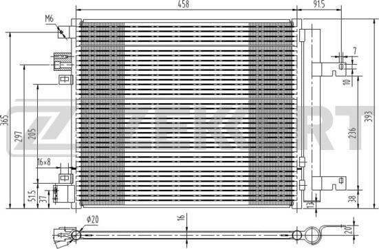 Zekkert MK-3019 - Kondenser, kondisioner furqanavto.az