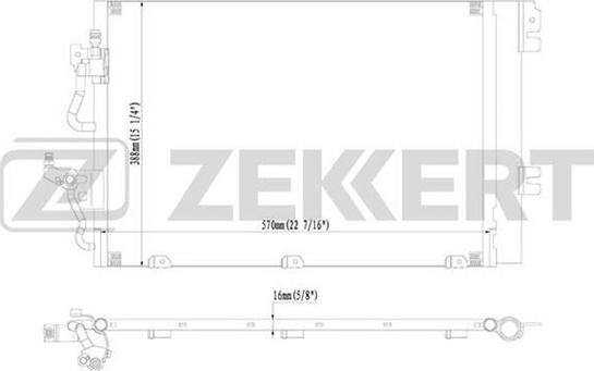 Zekkert MK-3016 - Kondenser, kondisioner furqanavto.az