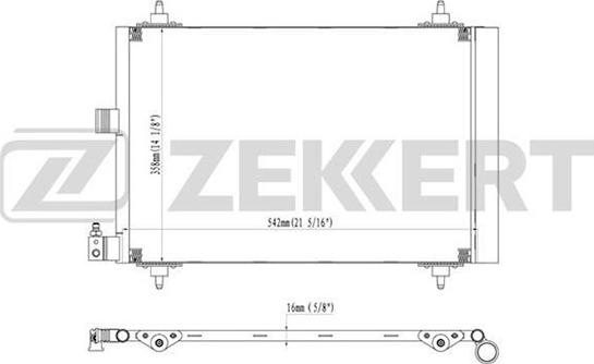 Zekkert MK-3017 - Kondenser, kondisioner furqanavto.az