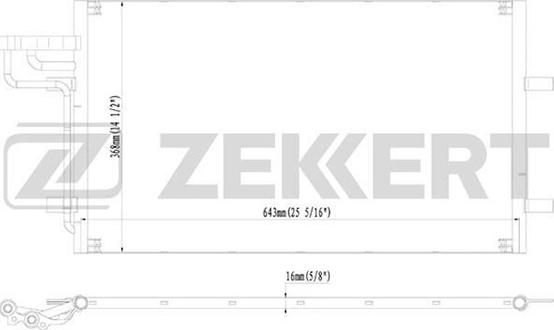 Zekkert MK-3033 - Kondenser, kondisioner furqanavto.az