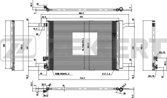 Zekkert MK-3169 - Kondenser, kondisioner furqanavto.az