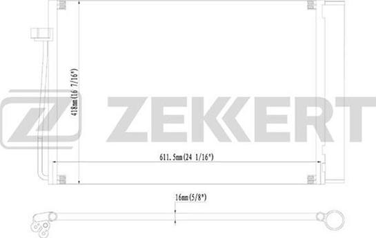 Zekkert MK-3133 - Kondenser, kondisioner furqanavto.az