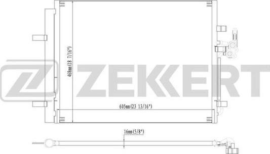 Zekkert MK-3172 - Kondenser, kondisioner furqanavto.az