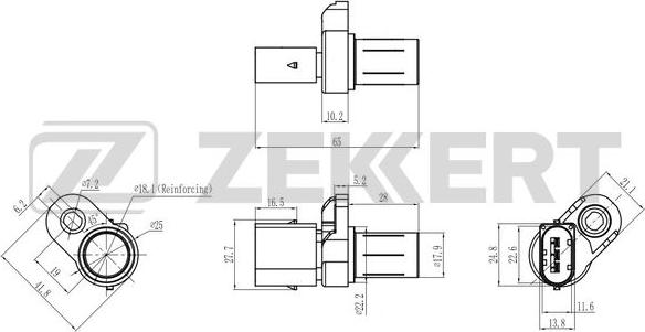 Zekkert SE-4096 - Sensor, krank mili nəbzi furqanavto.az