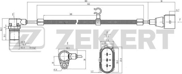 Zekkert SE-4046 - Sensor, krank mili nəbzi furqanavto.az