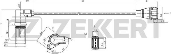 Zekkert SE-4056 - Sensor, krank mili nəbzi furqanavto.az