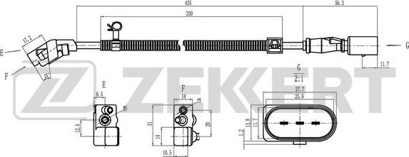 Zekkert SE-4050 - Sensor, krank mili nəbzi furqanavto.az