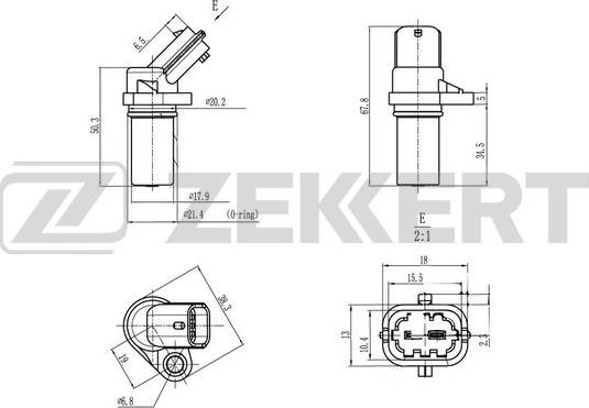 Zekkert SE-4058 - Sensor, krank mili nəbzi furqanavto.az