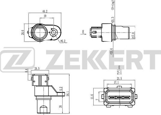Zekkert SE-4065 - Sensor, krank mili nəbzi furqanavto.az