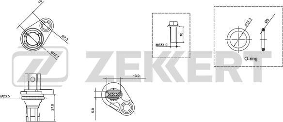 Zekkert SE-4015 - Sensor, krank mili nəbzi furqanavto.az