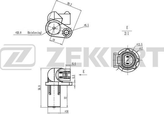 Zekkert SE-4074 - Sensor, krank mili nəbzi furqanavto.az