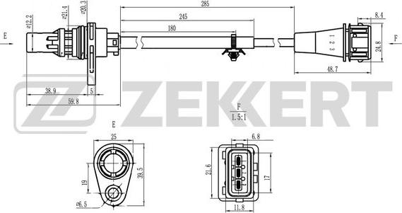 Zekkert SE-4075 - Sensor, krank mili nəbzi furqanavto.az