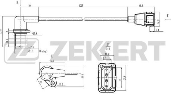 Zekkert SE-4071 - Sensor, krank mili nəbzi furqanavto.az