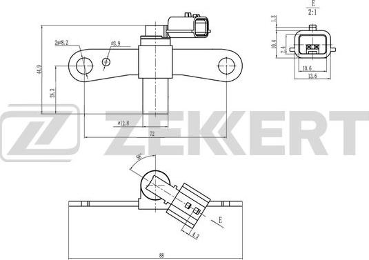 Zekkert SE-4072 - Sensor, krank mili nəbzi furqanavto.az