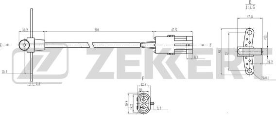 Zekkert SE-4112 - Sensor, krank mili nəbzi furqanavto.az