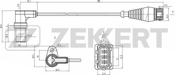 Zekkert SE-4124 - Sensor, krank mili nəbzi furqanavto.az