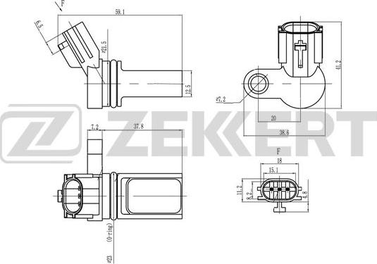 Zekkert SE-4120 - Sensor, krank mili nəbzi furqanavto.az
