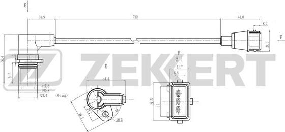 Zekkert SE-4127 - Sensor, krank mili nəbzi furqanavto.az