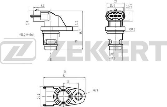 Zekkert SE-5049 - Sensor, eksantrik mili mövqeyi furqanavto.az