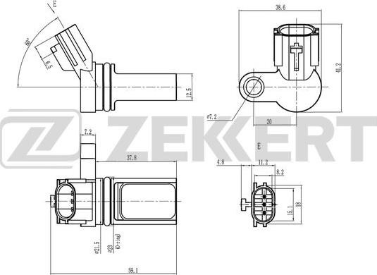 Zekkert SE-5016 - Sensor, eksantrik mili mövqeyi furqanavto.az