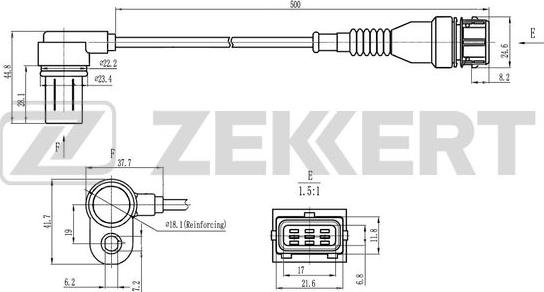 Zekkert SE-5030 - Sensor, eksantrik mili mövqeyi furqanavto.az