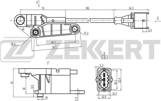 Zekkert SE-5032 - Sensor, eksantrik mili mövqeyi furqanavto.az