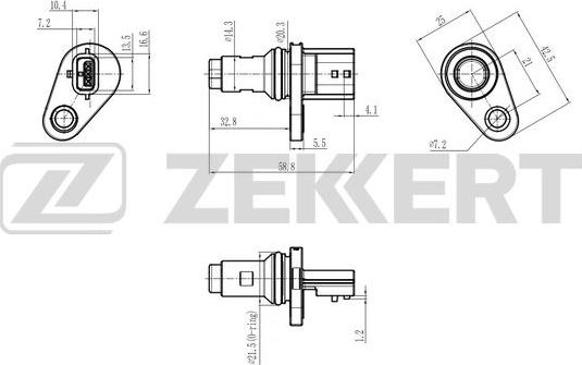 Zekkert SE-5037 - Sensor, eksantrik mili mövqeyi furqanavto.az