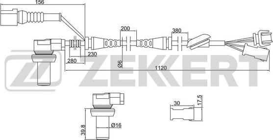 Zekkert SE-6003 - Sensor, təkər sürəti furqanavto.az