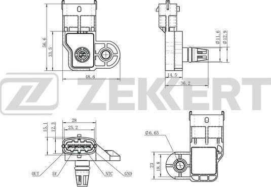 Zekkert SE-2024 - Hava Kütləsi Sensoru furqanavto.az