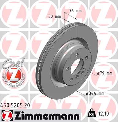 Zimmermann 450.5205.20 - Əyləc Diski furqanavto.az