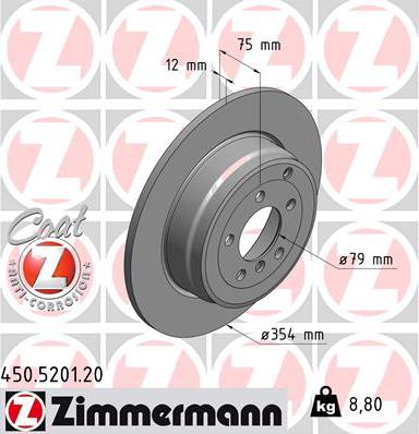 Zimmermann 450.5201.20 - Əyləc Diski furqanavto.az