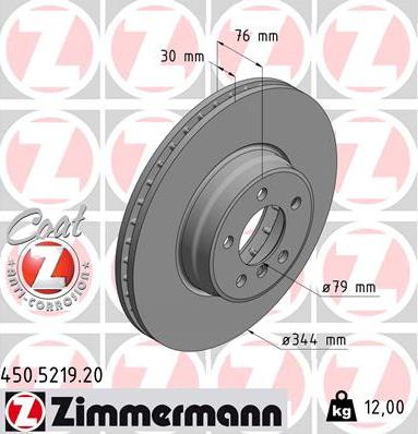 Zimmermann 450.5219.20 - Əyləc Diski furqanavto.az