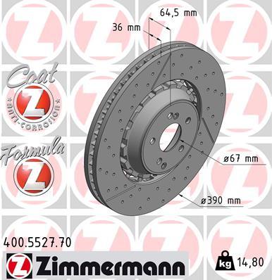 Zimmermann 400.5527.70 - Əyləc Diski furqanavto.az